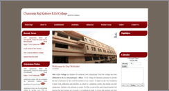 Desktop Screenshot of crk-college.in